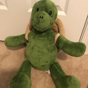 16” Trekin Turtle Build A Bear with accessories